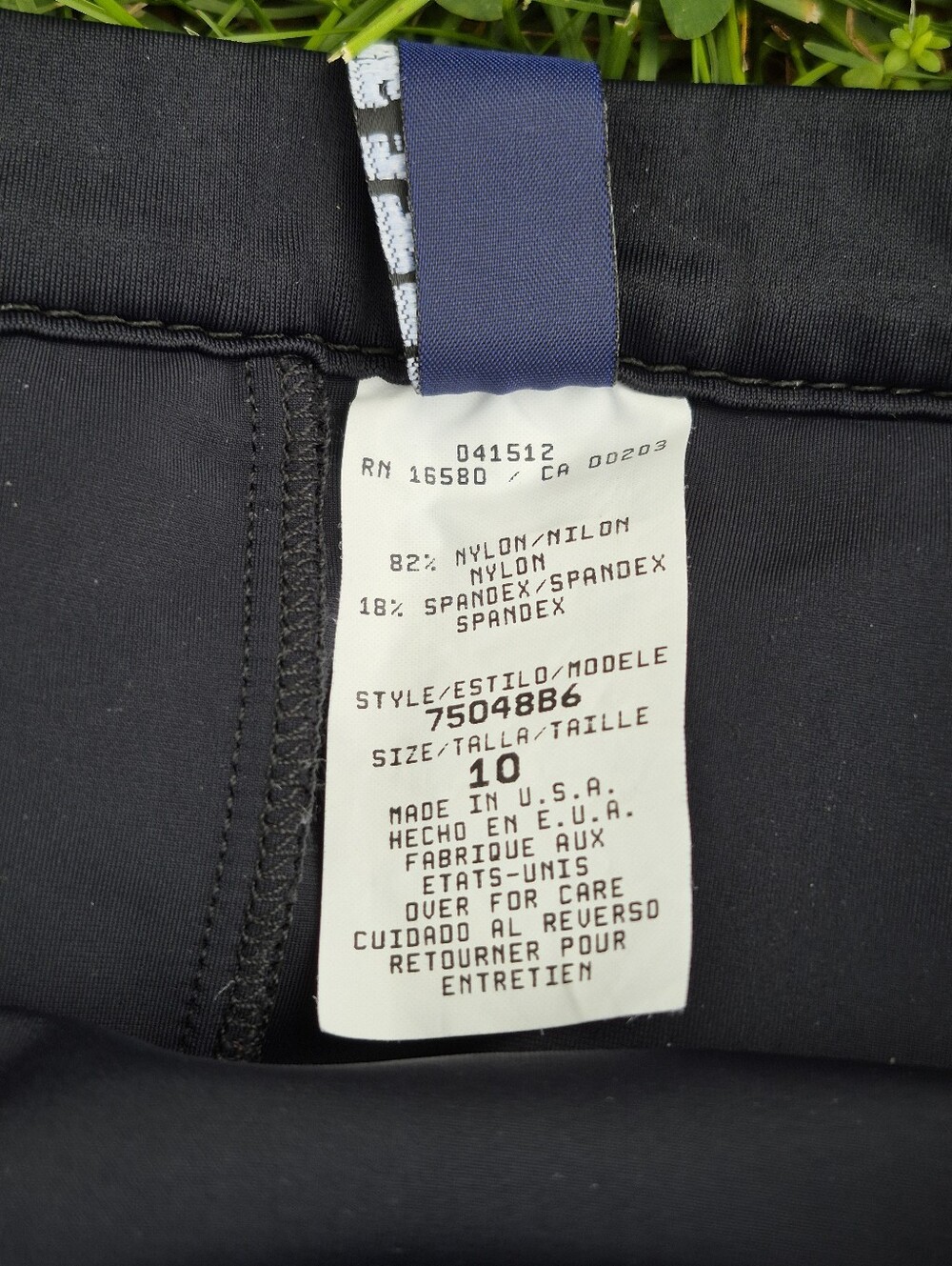 VINTAGE Anne Cole Black Swim Skirt 10 - Picture 13 of 14
